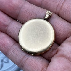 Antique Victorian Daggett Clap D&C Gold Filled Photo Locket