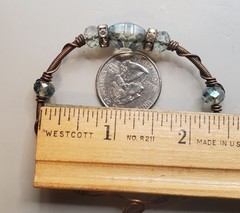 XS/S Copper & Mixed Metal Bracelets Amethyst Gemstone, Beads, Twist Bangl &Cuff