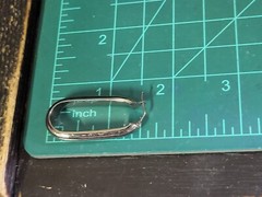 Bronze Milor Italy Gun Metal Grey Elongated Hoop Pierced Earrings