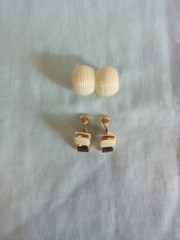 UNISEX Vintage Assorted MONET CLIP ON Earrings With PUSH BACK Earring LOT