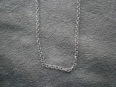 Dainty Rolo Baucher Chain Vintage Sterling Silver 18″ Necklace 2.5g