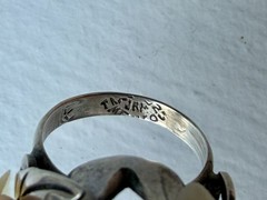 Vintage Sterling Silver Smoky Quartz Crystal Ring Size 7