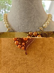 Heidi Daus Pink Pearl & Crystal MAGNETIC pendant From the Snap Apart Collection