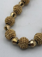 Alfred Philippe Crown Trifari ELECTRA Choker Necklace & Earrings Gold Trifarium