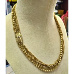 Vintage 1960’s Goldtone Multi-strand Necklace Unsigned Beauty