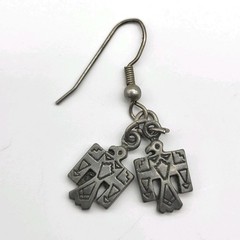 Vinage Thunderbird dangle earrings Southwest Jewelry Western Costume Festival