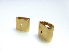 14K Gold Earring Jackets w/ .42 CTW Diamond Stud Earrings • Convertible Enhancer