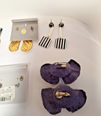 Lot of 7 of Pairs Vintage Unbranded New Old Stock Fashion Earrings
