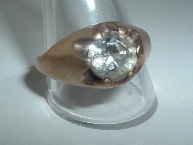 VINTAGE UNCAS 10 KT GF RING SIZE 11.75