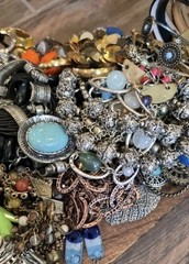 Tarnished Treasures, 3 Pounds of Pre-Loved Vintage & Contemporary Jewelry