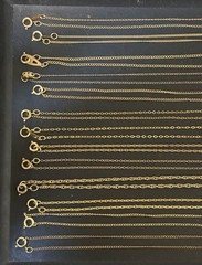 LA Vintage 1/20 12K & 14K GOLD-FILLED Resal Wear Fine Fancy Necklace (LOT OF 13)