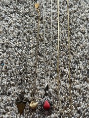 Lot of 4 Assorted vintage Necklaces Including R.C. Pendant value~85$