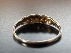 VTG Lot of 2 Handcrafted 925 Silver Stackable Rings Approx Size 7 Detailed 2.27G