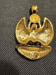 Jackie Collins’ Brand Gold-tone and multi-color Enamel Scarab Pendant