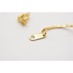 Vintage Station Chain Necklace White Pearl White Beaded Gold Tone 1990s Bin6B