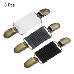 3pcs Dress Cinch Clips, Tightener Dress Back Cinch Clip Black/White/Gray(Bronze)