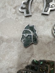 Lot Of 11 Vintage Native American Turquoise & Sterling Silver Charms Pendants