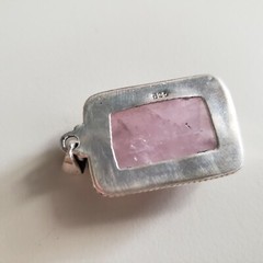 VINTAGE COLLECTIBLE STERLING SILVER 925 PENDANT, 1.5″ GENUINE STONE
