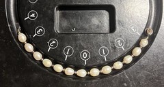 Freshwater Pearl Bracelet – Cream/Ivory Base Metal Clasp, Vintage Style