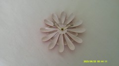 Vintage 1959 Red White and Blue Enameled Brooch/Pin