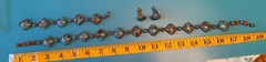 VTG Made In Italy Venetian Glass Turquoise Blue Aventurine 3-Piece Jewelry Set –
