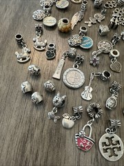 Huge Vintage/Modern Charms 110 Piece Lot Variety Sizes/Styles Unsigned