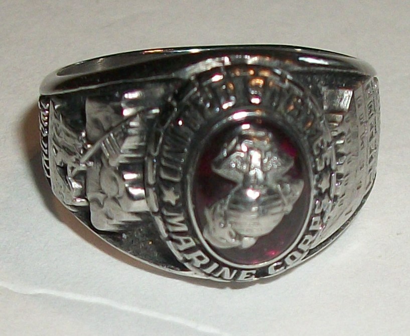 Beautiful Belfour Woman’s Marine Corps Ring Size 6.5