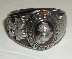 Beautiful Belfour Woman’s Marine Corps Ring Size 6.5