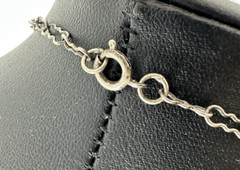 925 Antique Signed Anita Maria Medusa Necklace 18 Inches