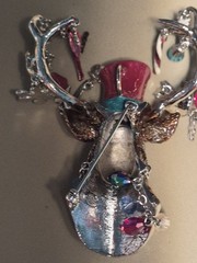 Kirks Folly Whimsical Reindeer Brooch