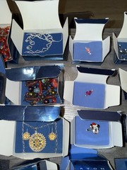 30- New In Box Vintage Avon jewelry Earrings Necklaces Bracelets Rings Pins