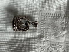 Vintage Sterling Silver Charm Airplane, lamp, crown, ring, car, prospector, bowl