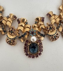 Vintage Ciner Necklace – Wonderful, Colorful, Art Deco Hints, Excellent & Signed