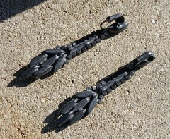 Antique Victorian Black Glass Mourning Jewelry Earrings Dangle Clip On 1920s