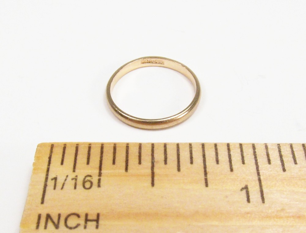 Vintage BDA Budlong Docherty & Armstrong USA 10K Gold Baby Childs Ring Sz 1.5