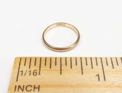 Vintage BDA Budlong Docherty & Armstrong USA 10K Gold Baby Childs Ring Sz 1.5
