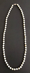Tan Stone BEAD BEADED Beige JASPER Earth Tone Necklace Bohemian Safety Clasp