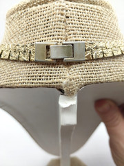 Vintage High Polish Gold Diamond Cut Nugget Link Necklace Fold Over Clasp 18”