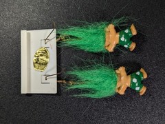 Vintage Russ Patty O’ Troll Saint Patrick’s Day Earring Set Unused