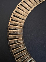 VTG NWT CORO BOOKCHAIN LOCK & KEY BELT + 2 KEY BROOCHES, 1 STERLING BOOK PIECE!