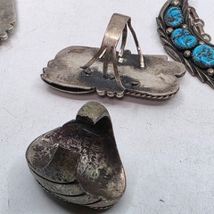 Lot Of (17) Native American High Quality Jewelry Pieces READ