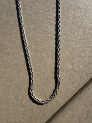 Vintage Estate Sterling Silver 925 Mens Chain 18 inch USED