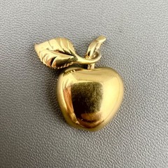 Vintage Monet Brooch Lot Apple Bird Rose Knot Gold Tone Cream Enamel Signed