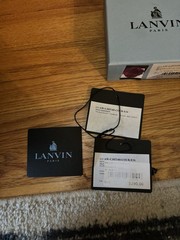 Lanvin Purple Floral Brooch NIB