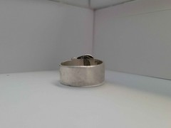 Vintage Sterling Silver Belt Buckle Ring 925 Adjustable Statement Ring
