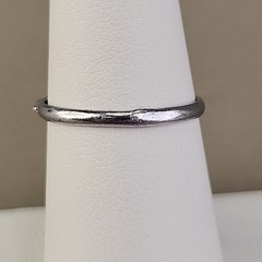 Vintage Art Deco Uncas Ring Paste Stone Silver Tone Antique 7