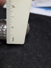 ANTIQUE 925 STERLING SILVER ALLIGATOR CUFF BRACELET ARM BRACELET 2.48 OZS