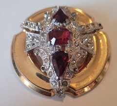 Signed Art Deco 1930’s Mcclelland Barclay Rhinestone Brooch Pin Vintage