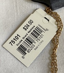 Lot of 2 NWT Vintage Cookie Lee Necklaces – NEW Genuine Shell/Double Strand