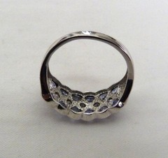 NEW 2.25 CARATS TOTAL WEIGHT TOURMALINE .5CT ZIRCON STERLING SILVER RING SIZE 10